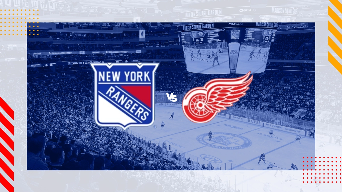 Pronóstico New York Rangers vs Detroit Red Wings