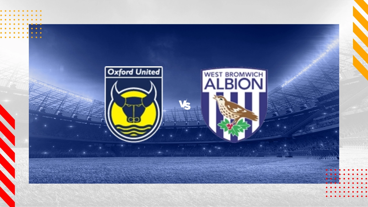 Pronostic Oxford United vs West Bromwich Albion