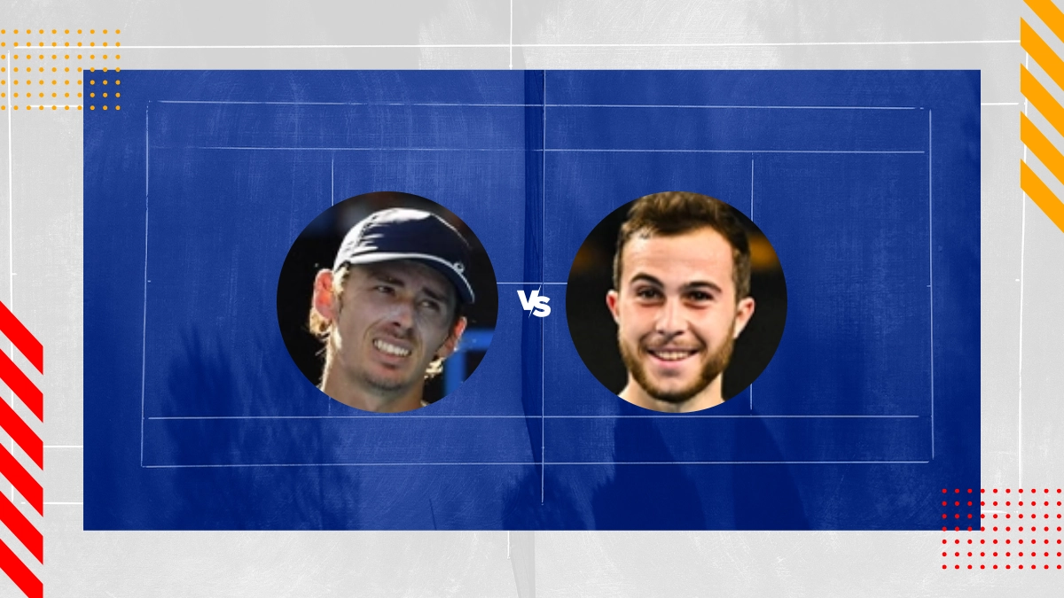 Alex De Minaur vs Hugo Gaston Prediction