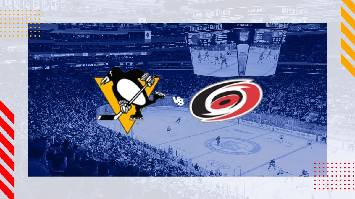 Pronóstico Pittsburgh Penguins vs Carolina Hurricanes