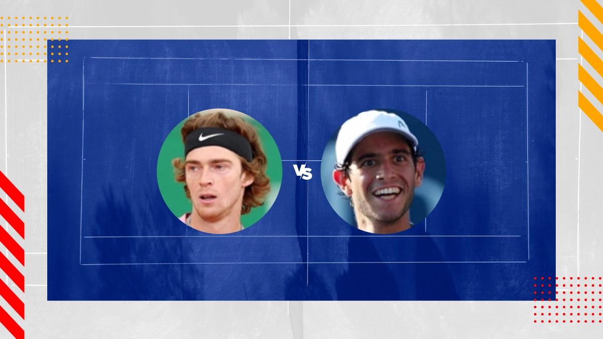 Pronostic Andrey Rublev vs Nuno Borges