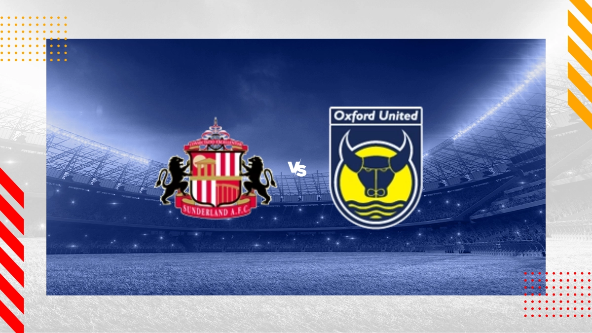 Sunderland vs Oxford United Prediction