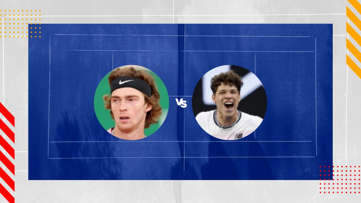 Andrey Rublev vs Ben Shelton Prediction