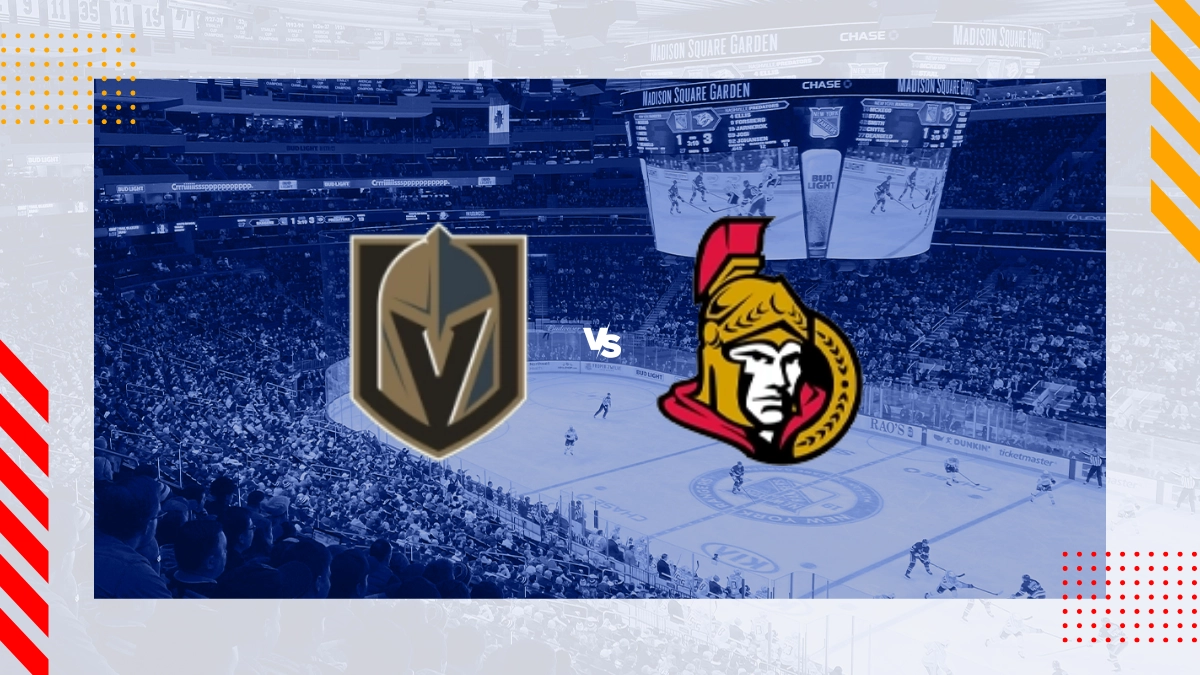 Pronóstico Vegas Golden Knights vs Ottawa Senators