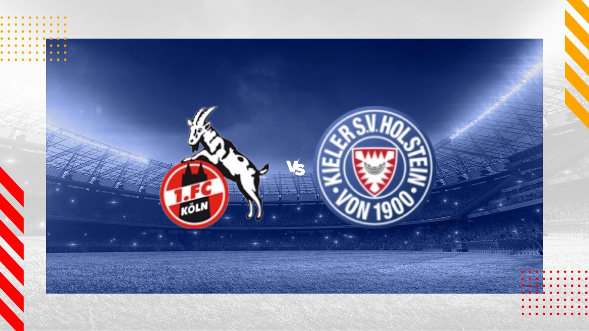 Voorspelling 1. FC Köln vs Holstein Kiel