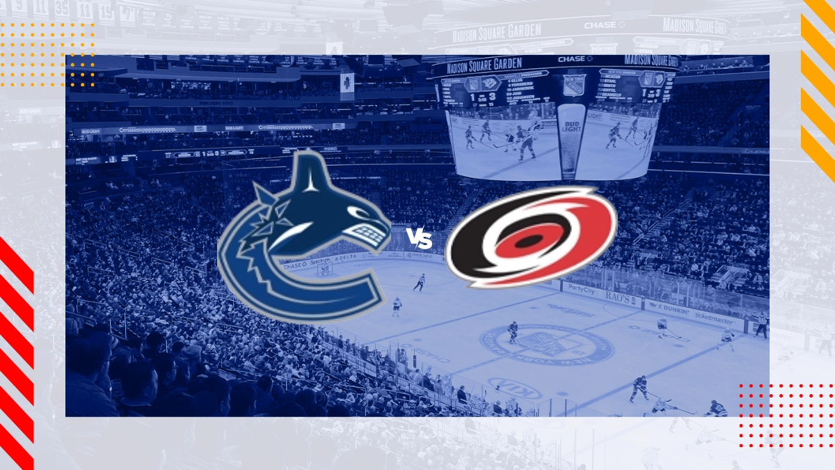 Pronóstico Vancouver Canucks vs Carolina Hurricanes