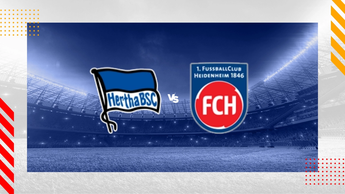 Voorspelling Hertha Berlin vs Heidenheim