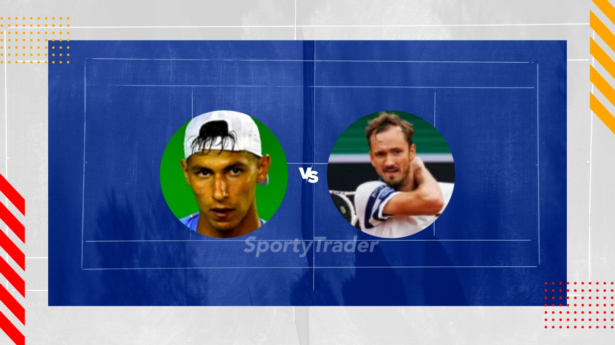 Pronóstico Alexei Popyrin vs Daniil Medvedev