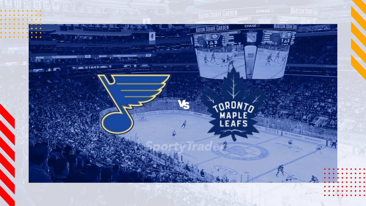 Pronóstico St. Louis Blues vs Toronto Maple Leafs