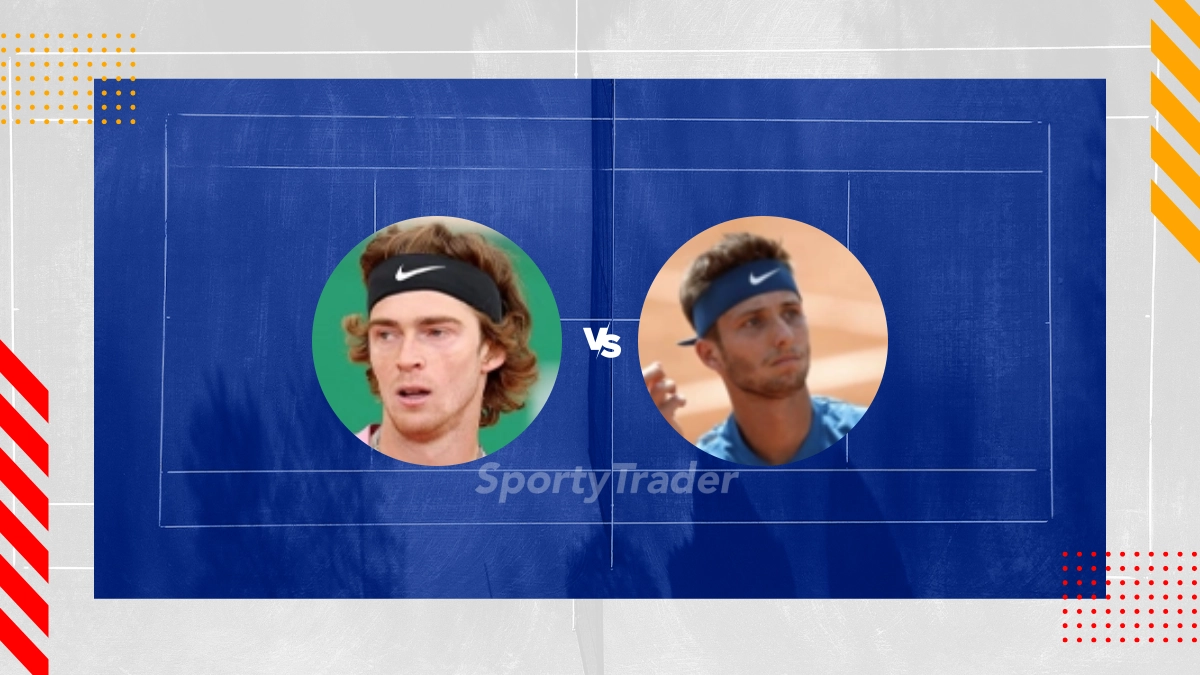 Prognóstico Andrey Rublev vs Corentin Moutet