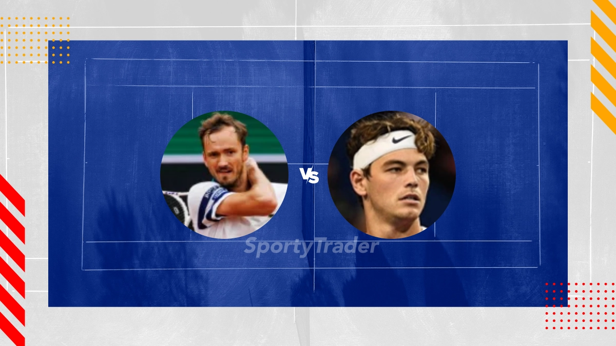 Pronostic Daniil Medvedev vs Taylor Fritz