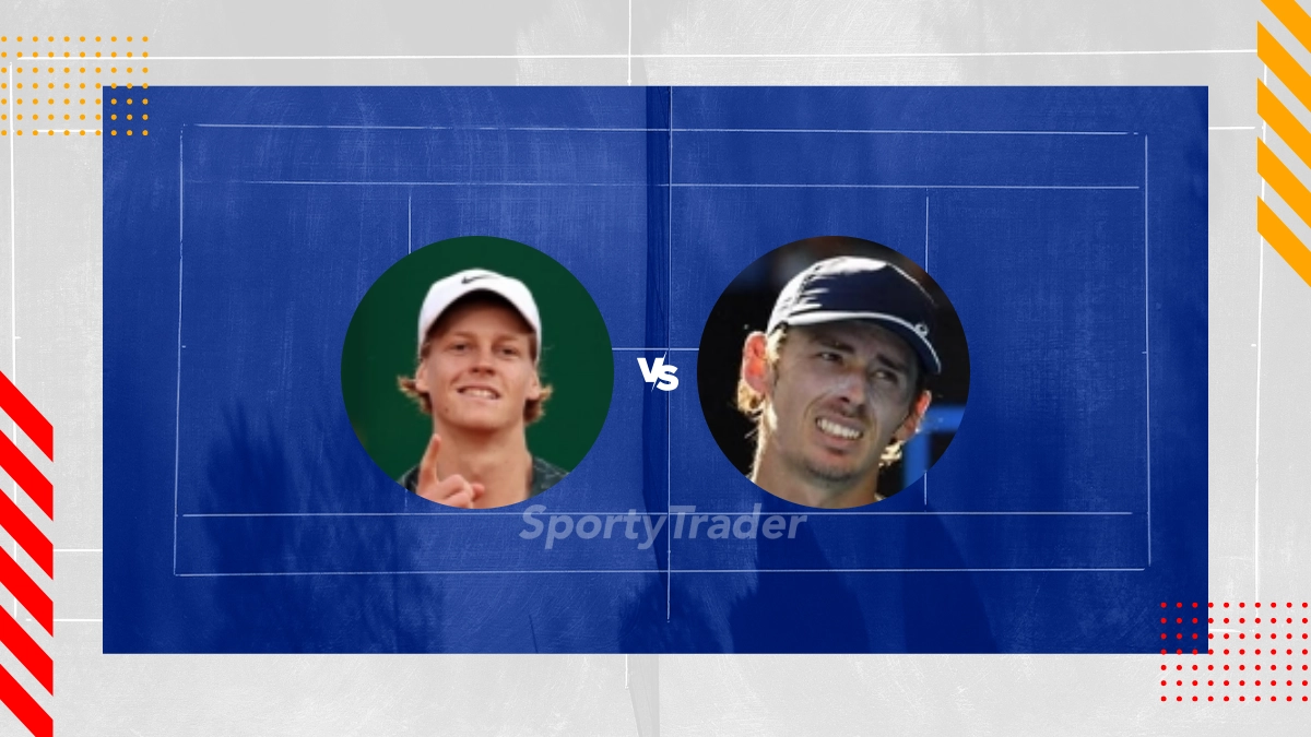 Pronostic Jannik Sinner vs Alex De Minaur