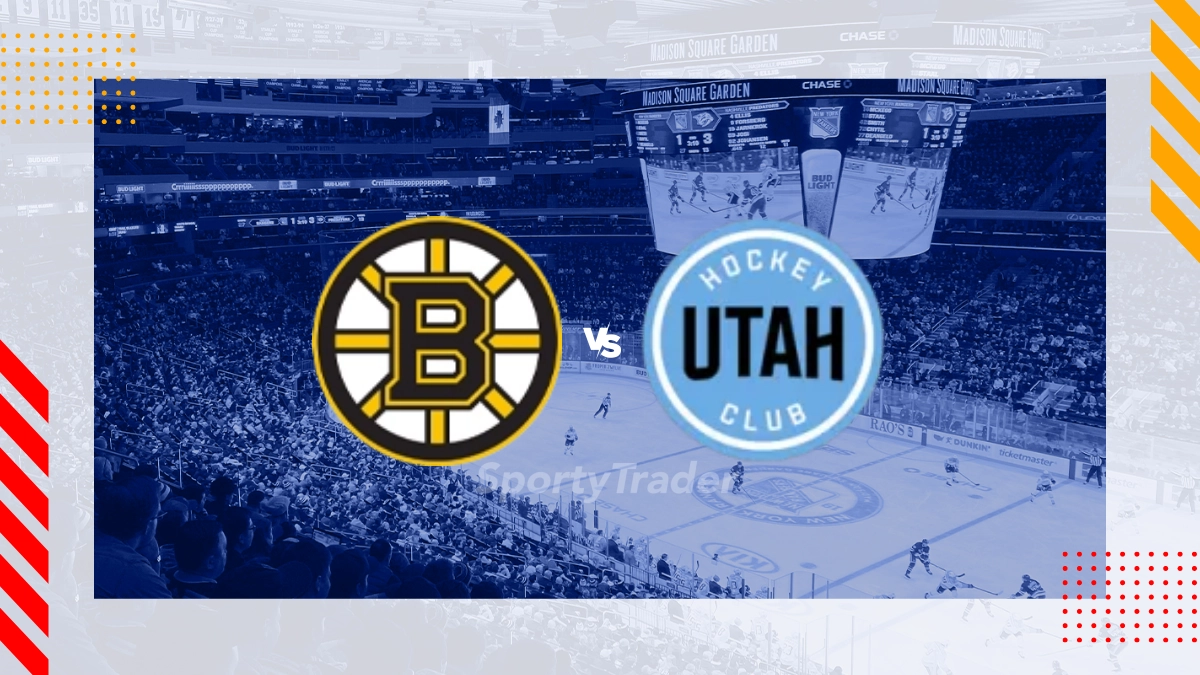 Pronóstico Boston Bruins vs Utah Hockey Club