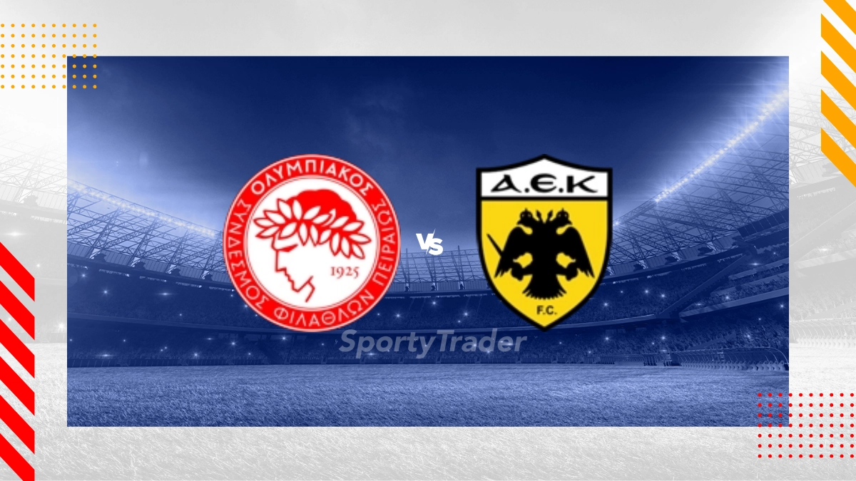 Prognóstico Olympiacos vs AEK Atenas