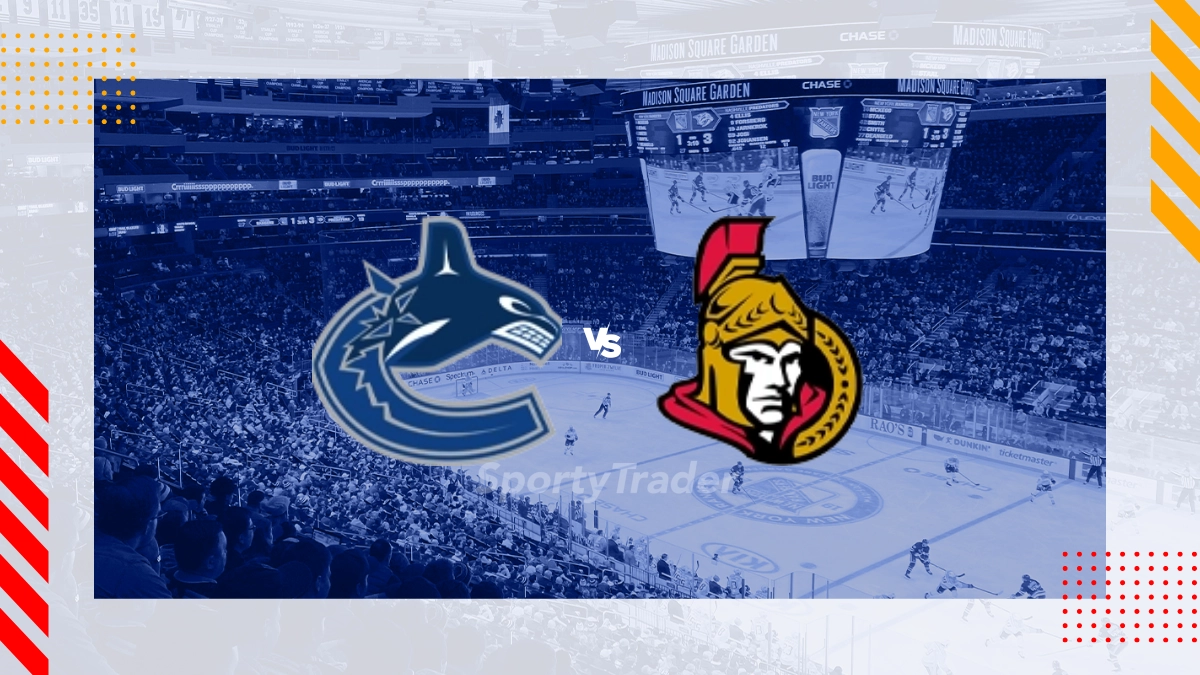 Vancouver Canucks vs Ottawa Senators Picks