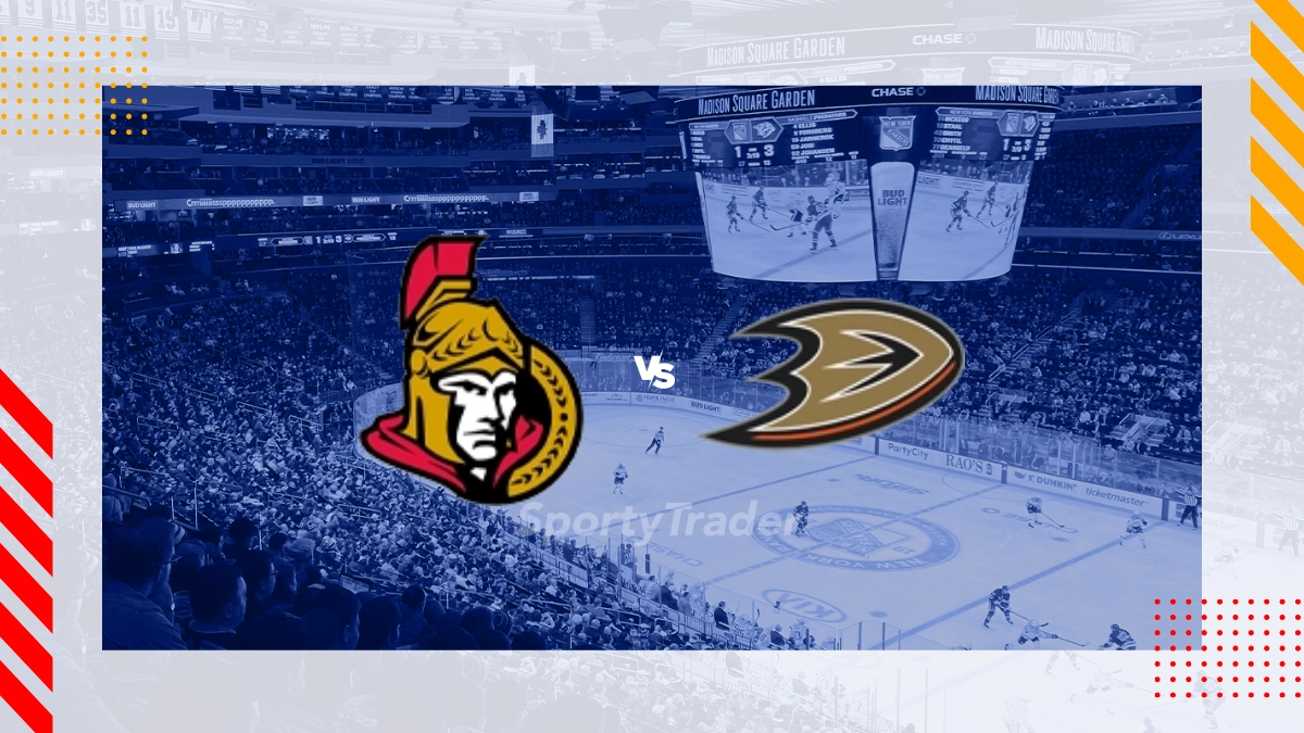 Ottawa Senators vs Anaheim Ducks Picks