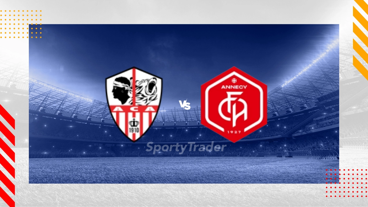 Pronostic AC Ajaccio vs Annecy FC