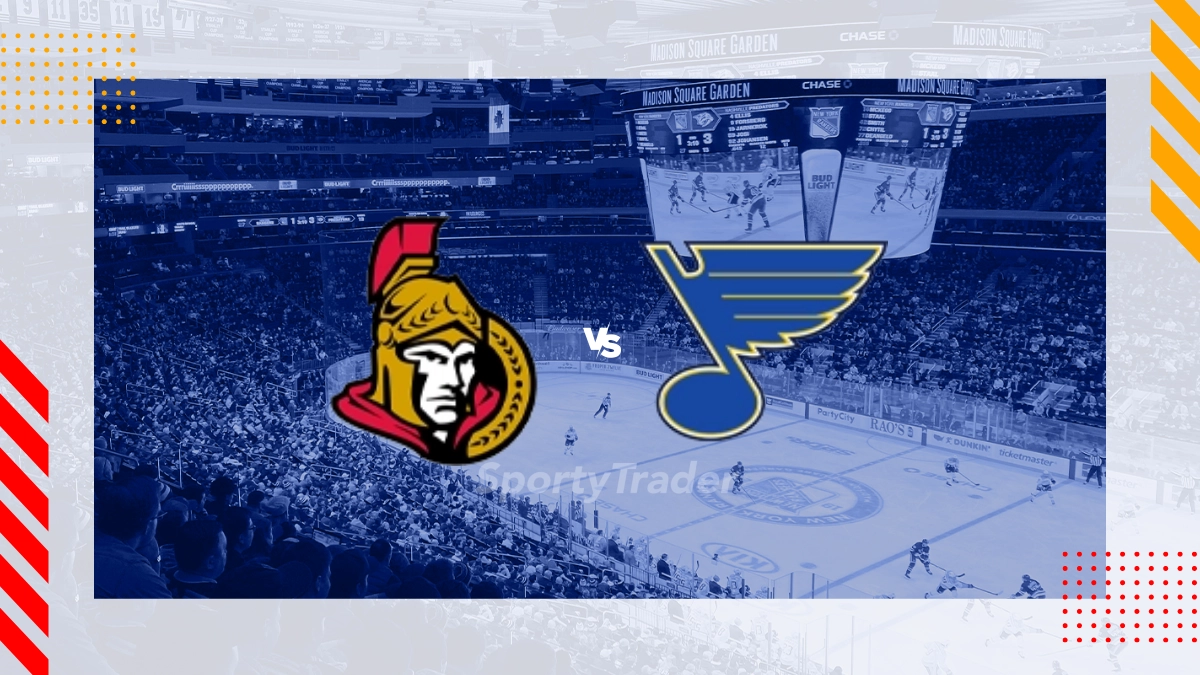 Ottawa Senators vs St. Louis Blues Picks