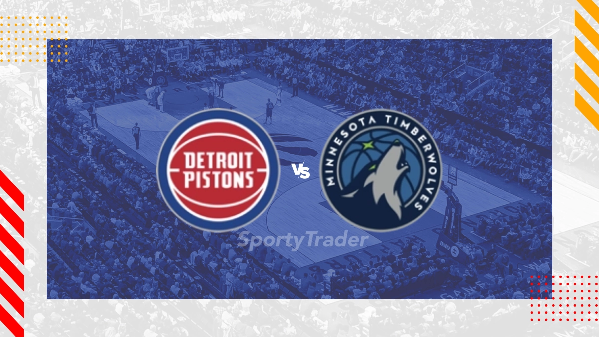 Palpite Detroit Pistons vs Minnesota Timberwolves