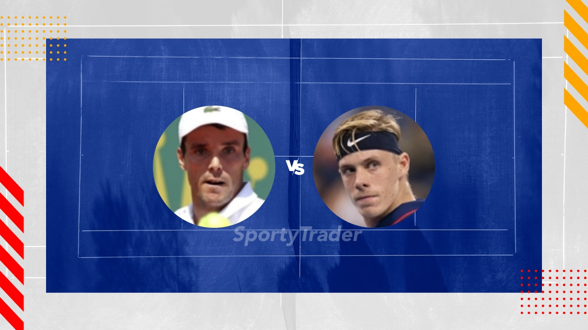 Prognóstico Roberto Bautista-Agut vs Denis Shapovalov