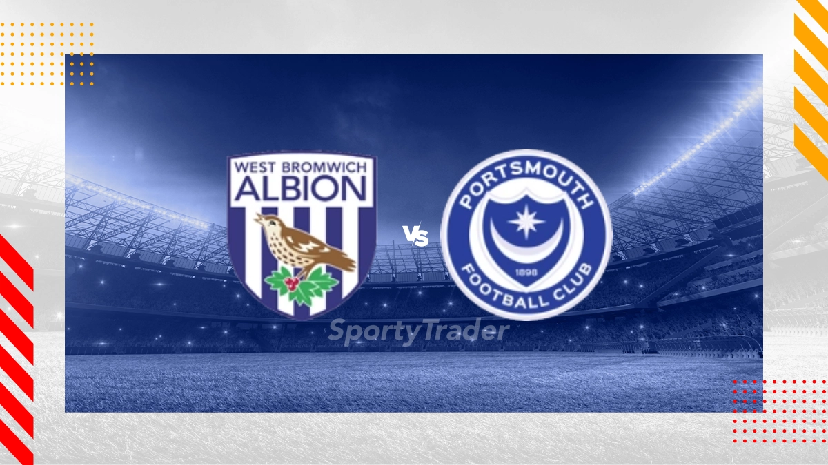 Pronostic West Bromwich Albion vs Portsmouth FC