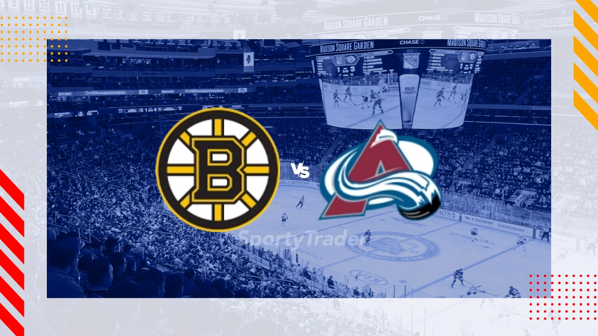 Pronóstico Boston Bruins vs Colorado Avalanche