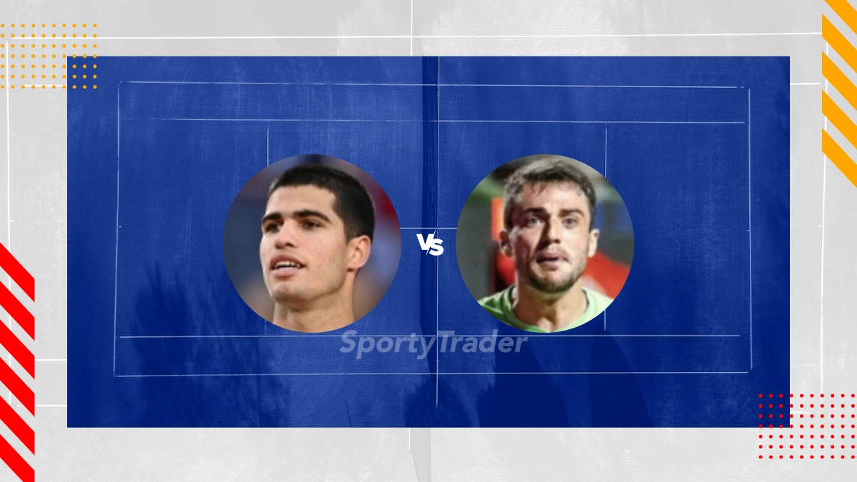 Pronóstico Carlos Alcaraz vs Pedro Martínez Portero