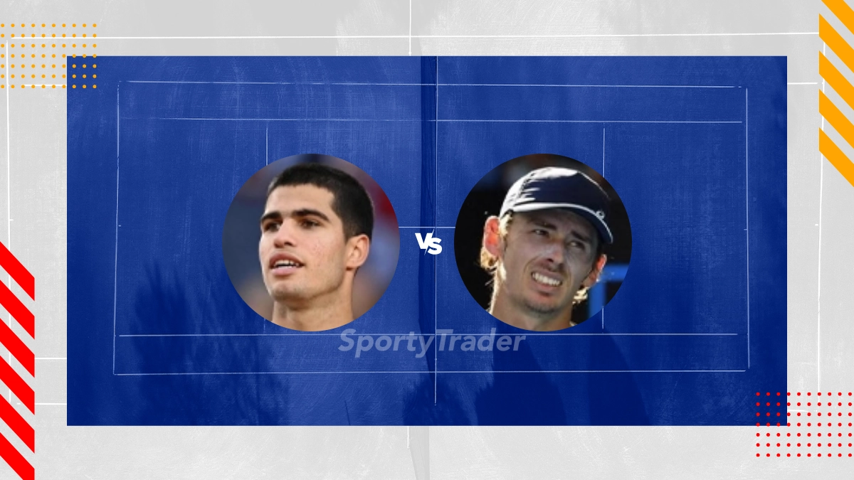 Pronostic Carlos Alcaraz vs Alex De Minaur