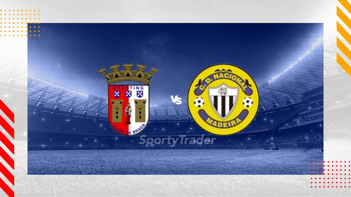 Pronóstico SC Braga vs Nacional Madeira