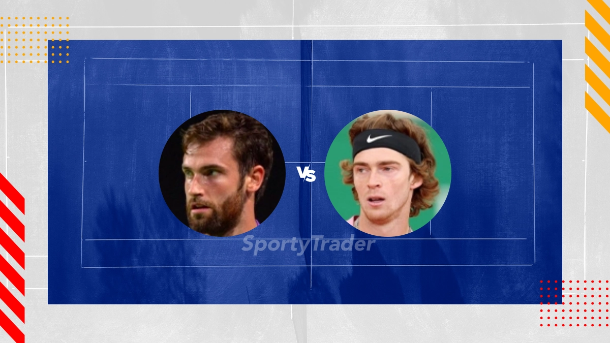 Pronostic Quentin Halys vs Andrey Rublev