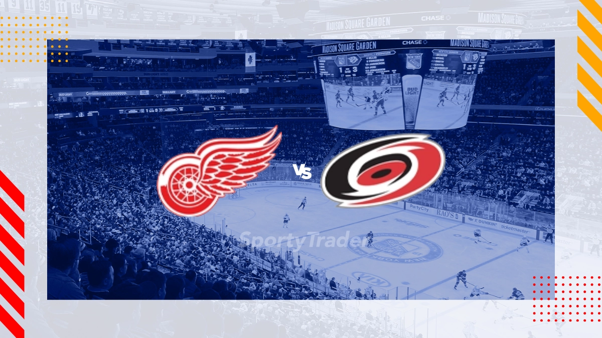 Pronóstico Detroit Red Wings vs Carolina Hurricanes