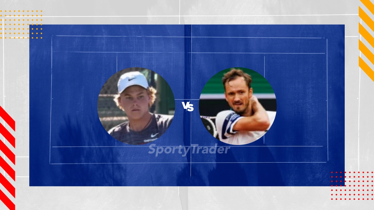 Pronostic Alex Michelsen vs Daniil Medvedev