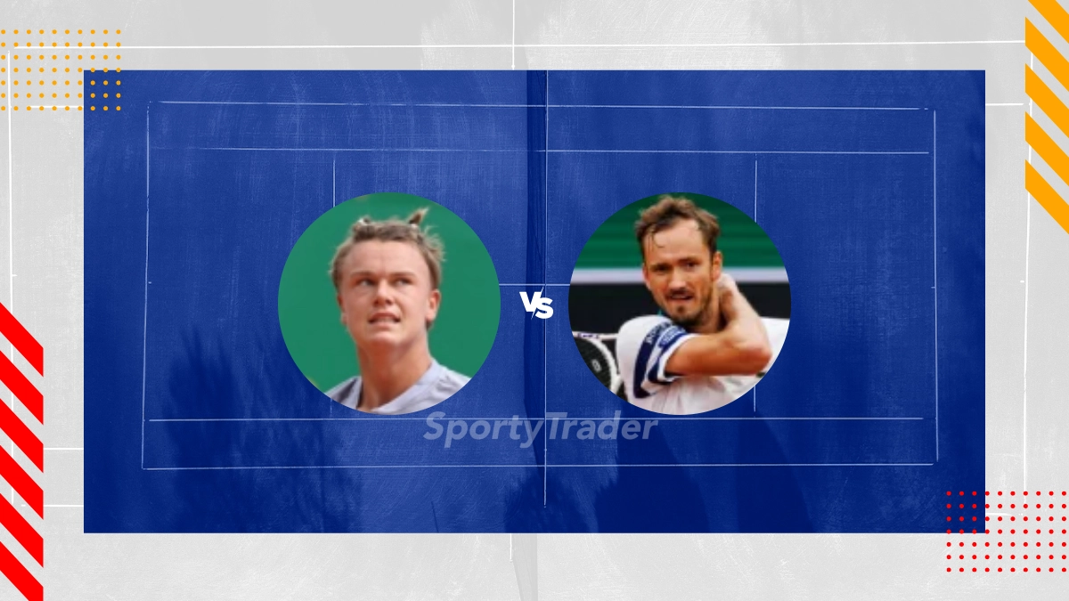 Voorspelling Holger Rune vs Daniil Medvedev