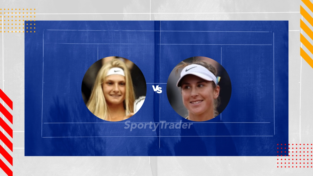 Pronostic Dayana Yastremska vs Belinda Bencic