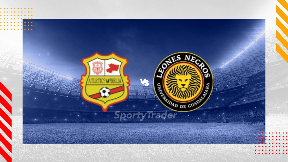 Pronóstico Atletico Morelia vs Universidad de Guadalajara