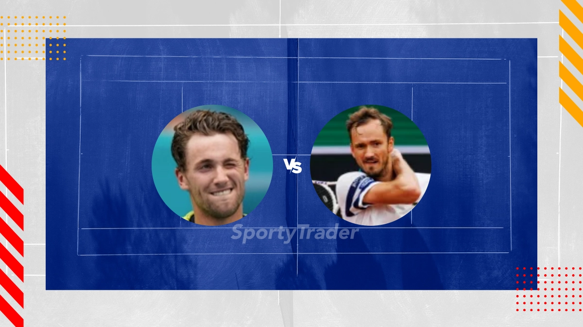 Prognóstico Casper Ruud vs Daniil Medvedev
