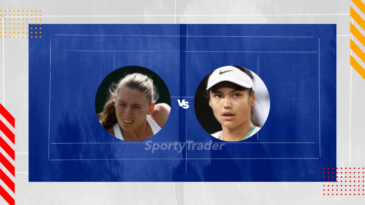 Palpite Ekaterina Alexandrova vs Emma Raducanu