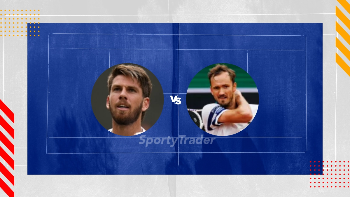 Palpite Cameron Norrie vs Daniil Medvedev