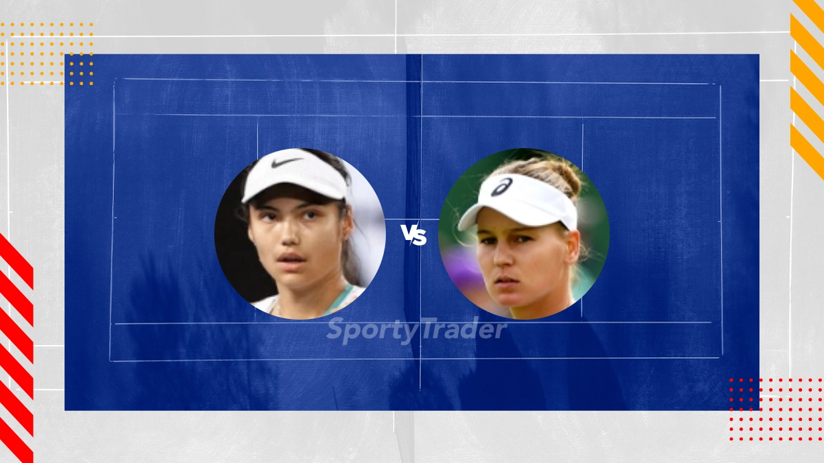 Emma Raducanu vs Veronika Kudermetova Prediction