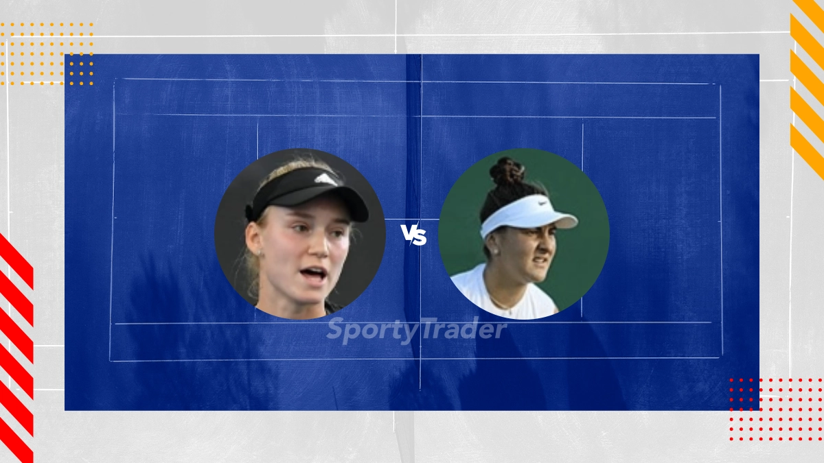 Palpite Elena Rybakina vs Bianca Andreescu