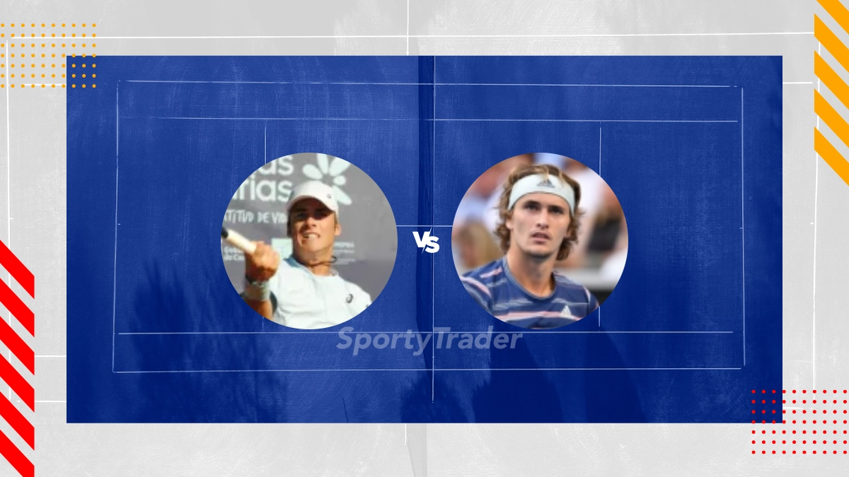 Pronostic Vilius Gaubas vs Alexander Zverev