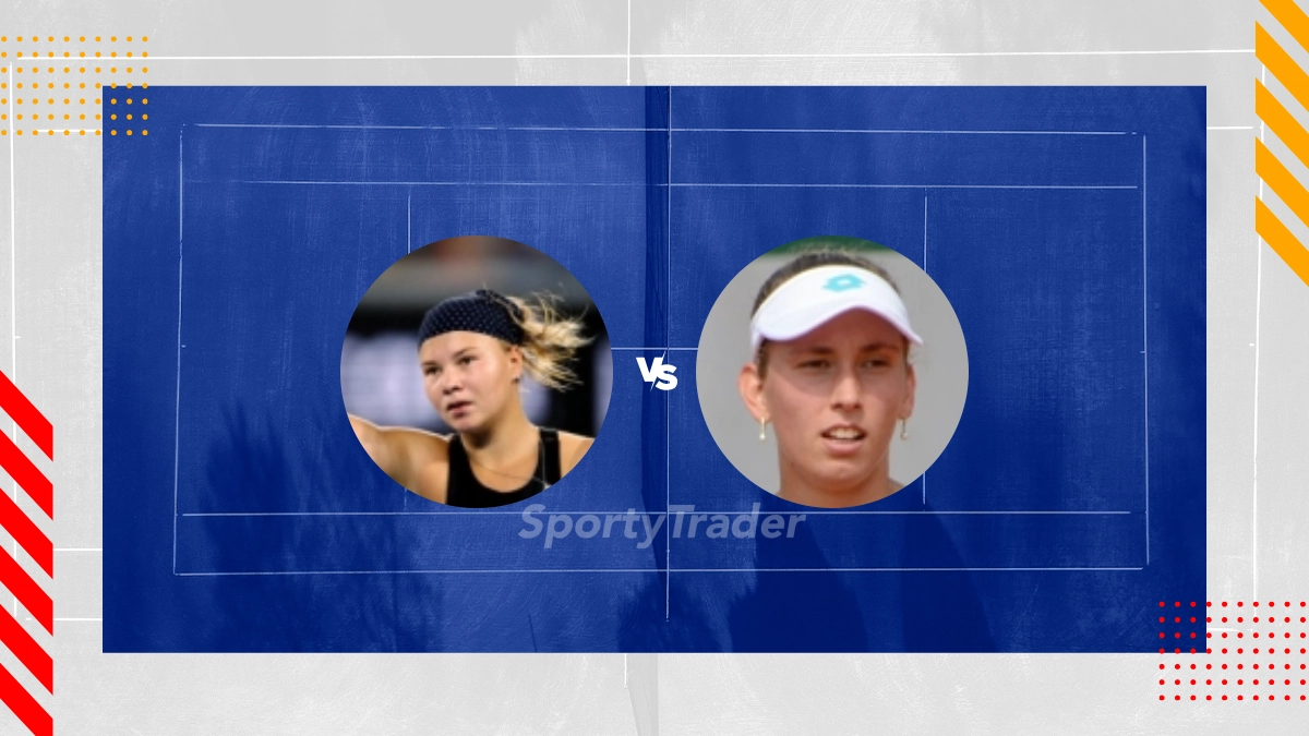 Pronostic Diana Shnaider vs Elise Mertens