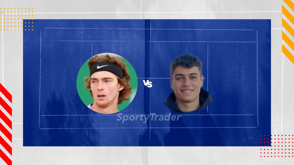 Palpite Andrey Rublev vs Flavio Cobolli