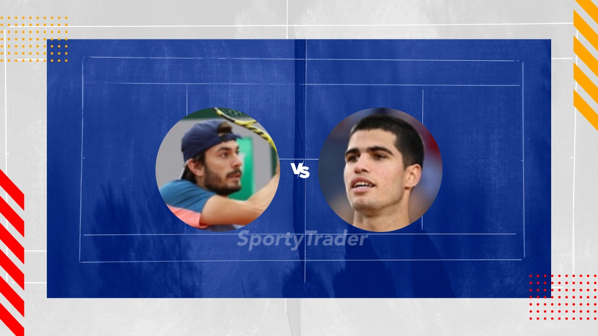 Giulio Zeppieri vs Carlos Alcaraz Prediction