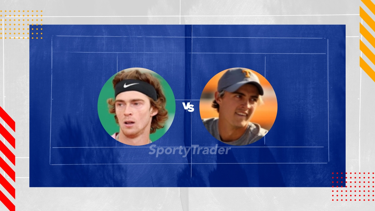 Pronostic Andrey Rublev vs Adam Walton