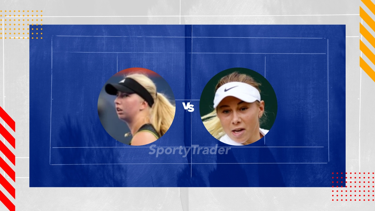Pronostic Clara Tauson vs Amanda Anisimova