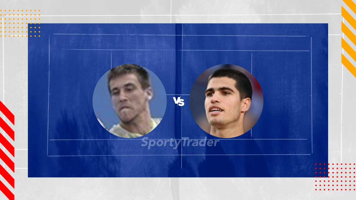 Pronóstico Damir Dzumhur vs Carlos Alcaraz