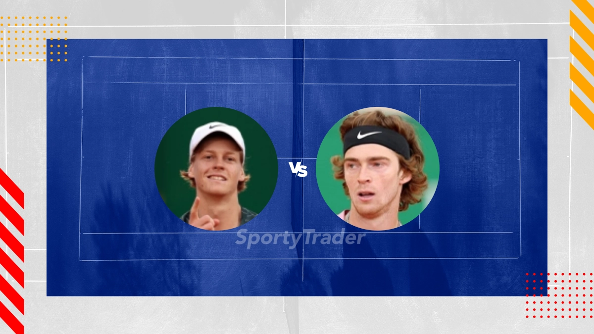 Pronostic Jannik Sinner vs Andrey Rublev