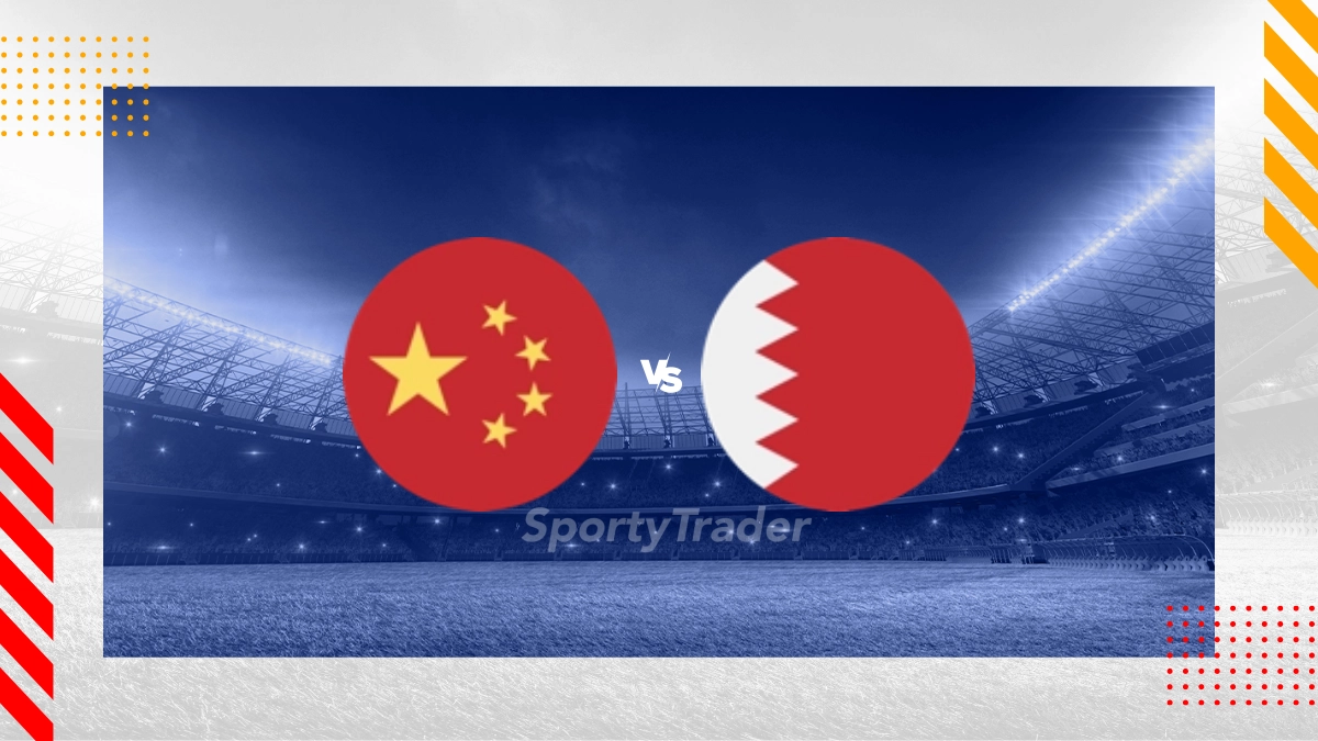 Palpite China vs Bahrein