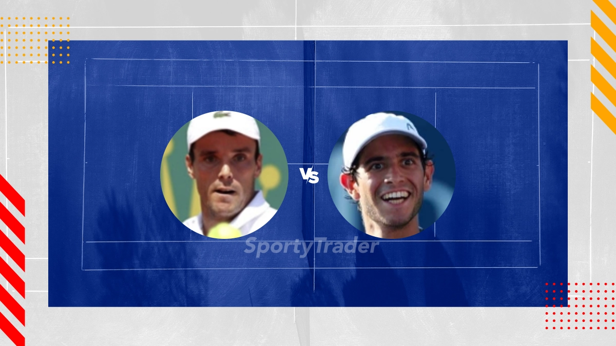 Pronostic Roberto Bautista-Agut vs Nuno Borges